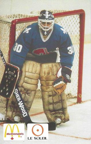 1985-86 McDonald's Quebec Nordiques #NNO Clint Malarchuk Front