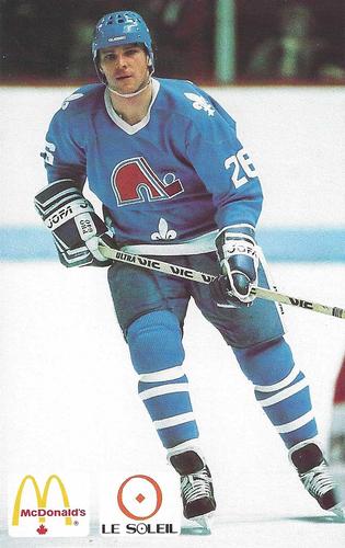 1985-86 McDonald's Quebec Nordiques #NNO Peter Stastny Front
