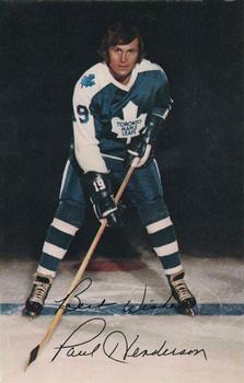 1972-73 Toronto Maple Leafs #NNO Paul Henderson Front