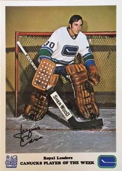 1973-74 Royal Bank Vancouver Canucks #NNO Jacques Caron Front
