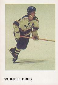 1973-74 Williams Hockey (Swedish) #53 Kjell Brus Front