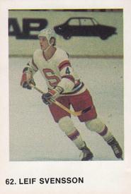 1973-74 Williams Hockey (Swedish) #62 Leif Svensson Front