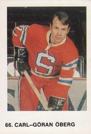 1973-74 Williams Hockey (Swedish) #66 Carl-Goran Oberg Front