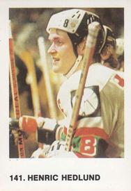 1973-74 Williams Hockey (Swedish) #141 Henric Hedlund Front