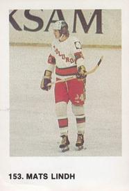 1973-74 Williams Hockey (Swedish) #153 Mats Lindh Front