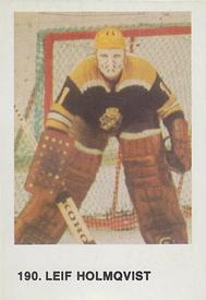 1973-74 Williams Hockey (Swedish) #190 Leif Holmqvist Front