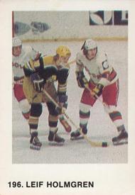 1973-74 Williams Hockey (Swedish) #196 Leif Holmgren Front