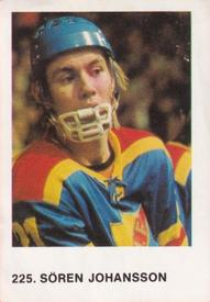 1973-74 Williams Hockey (Swedish) #225 Soren Johansson Front