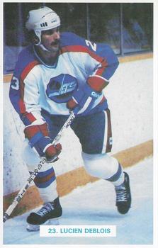 1982-83 Winnipeg Jets Postcards #6 Lucien DeBlois Front