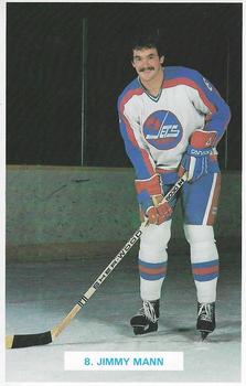 1982-83 Winnipeg Jets Postcards #16 Jimmy Mann Front