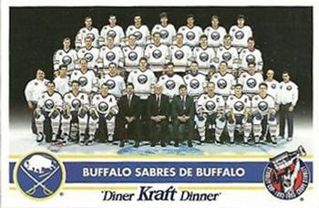 1992-93 Kraft - Kraft Dinner Teams #NNO Buffalo Sabres  Front