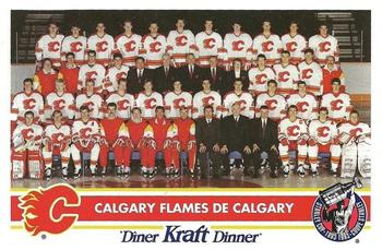 1992-93 Kraft - Kraft Dinner Teams #NNO Calgary Flames  Front