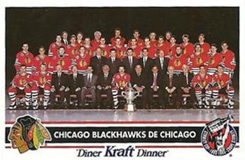 1992-93 Kraft - Kraft Dinner Teams #NNO Chicago Blackhawks  Front