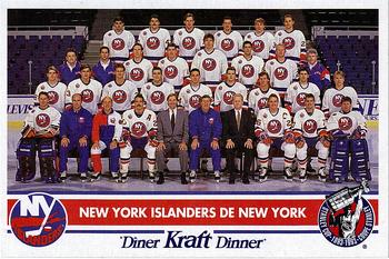 1992-93 Kraft - Kraft Dinner Teams #NNO New York Islanders  Front