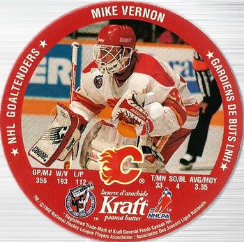 1992-93 Kraft - Kraft Peanut Butter NHL Goaltenders #NNO Mike Vernon / Ed Belfour  Front