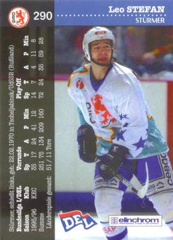 1996-97 IHA DEL (German) #290 Leo Stefan Back