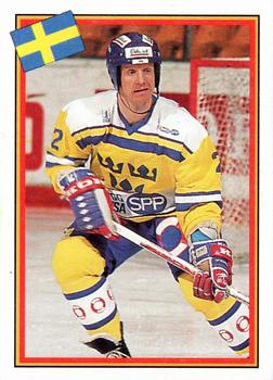 1993 Semic Hockey VM/Jaakiekon MM (Swedish/Finnish) Stickers #5 Tomas Jonsson Front