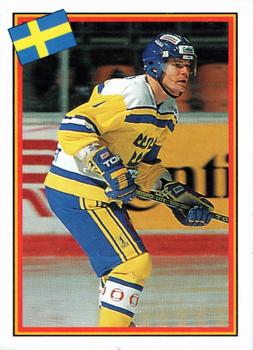 1993 Semic Hockey VM/Jaakiekon MM (Swedish/Finnish) Stickers #10 Thomas Rundqvist Front