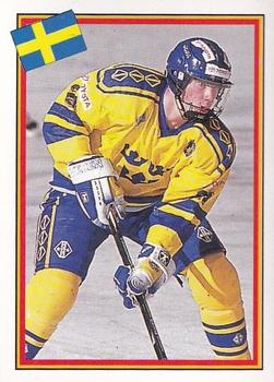 1993 Semic Hockey VM/Jaakiekon MM (Swedish/Finnish) Stickers #13 Peter Forsberg Front
