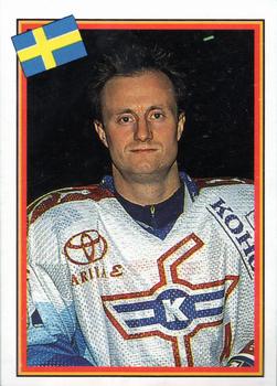 1993 Semic Hockey VM/Jaakiekon MM (Swedish/Finnish) Stickers #20 Anders Eldebrink Front