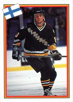 1993 Semic Hockey VM/Jaakiekon MM (Swedish/Finnish) Stickers #48 Peter Ahola Front