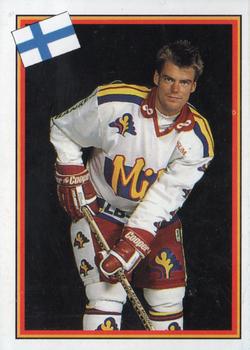 1993 Semic Hockey VM/Jaakiekon MM (Swedish/Finnish) Stickers #63 Raimo Helminen Front