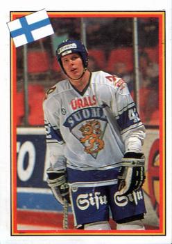 1993 Semic Hockey VM/Jaakiekon MM (Swedish/Finnish) Stickers #68 Mikko Makela Front