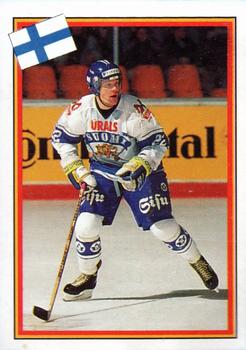 1993 Semic Hockey VM/Jaakiekon MM (Swedish/Finnish) Stickers #76 Timo Saarikoski Front