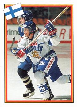 1993 Semic Hockey VM/Jaakiekon MM (Swedish/Finnish) Stickers #85 Marko Virtanen Front