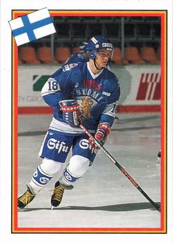 1993 Semic Hockey VM/Jaakiekon MM (Swedish/Finnish) Stickers #87 Sami Wahlsten Front