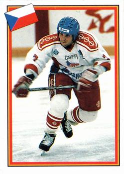1993 Semic Hockey VM/Jaakiekon MM (Swedish/Finnish) Stickers #93 Bedrick Scerban Front