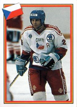 1993 Semic Hockey VM/Jaakiekon MM (Swedish/Finnish) Stickers #94 Frantisek Prochazka Front