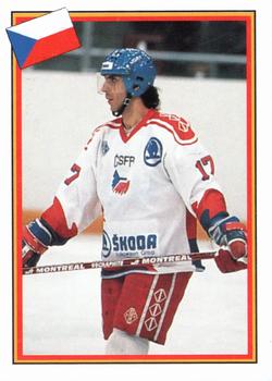 1993 Semic Hockey VM/Jaakiekon MM (Swedish/Finnish) Stickers #98 Jiri Kucera Front