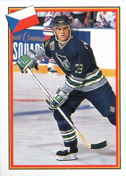 1993 Semic Hockey VM/Jaakiekon MM (Swedish/Finnish) Stickers #106 Robert Petrovicky Front