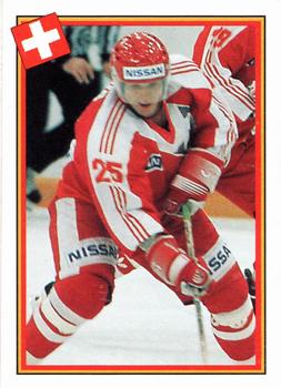1993 Semic Hockey VM/Jaakiekon MM (Swedish/Finnish) Stickers #123 Roman Wager Front