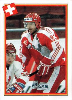 1993 Semic Hockey VM/Jaakiekon MM (Swedish/Finnish) Stickers #128 Gil Montandon Front