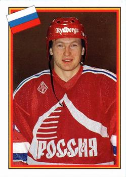 1993 Semic Hockey VM/Jaakiekon MM (Swedish/Finnish) Stickers #133 Alexander Karpovtsev Front