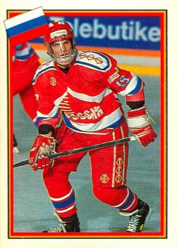 1993 Semic Hockey VM/Jaakiekon MM (Swedish/Finnish) Stickers #136 Alexei Yashin Front