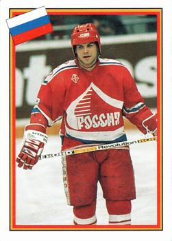 1993 Semic Hockey VM/Jaakiekon MM (Swedish/Finnish) Stickers #138 Konstantin Astrakhantsev Front