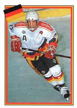 1993 Semic Hockey VM/Jaakiekon MM (Swedish/Finnish) Stickers #159 Stefan Ustorf Front