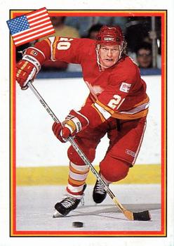 1993 Semic Hockey VM/Jaakiekon MM (Swedish/Finnish) Stickers #176 Gary Suter Front