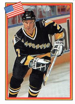 1993 Semic Hockey VM/Jaakiekon MM (Swedish/Finnish) Stickers #178 Joe Mullen Front