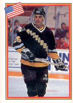 1993 Semic Hockey VM/Jaakiekon MM (Swedish/Finnish) Stickers #179 Kevin Stevens Front