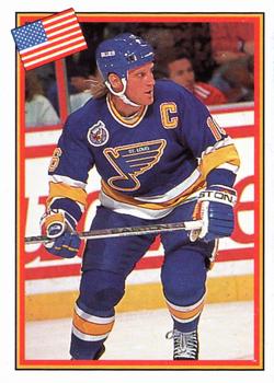 1993 Semic Hockey VM/Jaakiekon MM (Swedish/Finnish) Stickers #185 Brett Hull Front