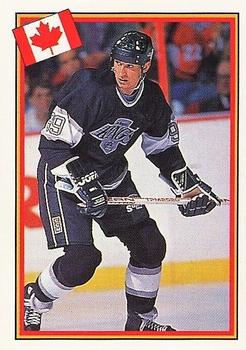 1993 Semic Hockey VM/Jaakiekon MM (Swedish/Finnish) Stickers #199 Wayne Gretzky Front