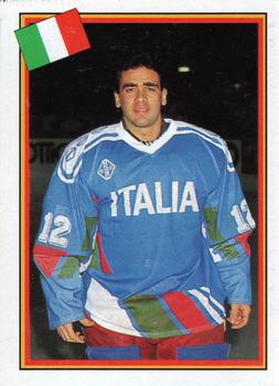 1993 Semic Hockey VM/Jaakiekon MM (Swedish/Finnish) Stickers #209 David Delfino Front