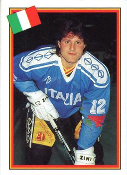 1993 Semic Hockey VM/Jaakiekon MM (Swedish/Finnish) Stickers #212 Jim Camazzola Front