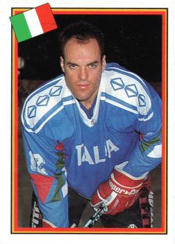 1993 Semic Hockey VM/Jaakiekon MM (Swedish/Finnish) Stickers #213 Bill Stewart Front