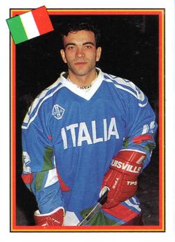 1993 Semic Hockey VM/Jaakiekon MM (Swedish/Finnish) Stickers #225 Bruno Zarrillo Front