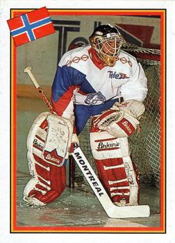 1993 Semic Hockey VM/Jaakiekon MM (Swedish/Finnish) Stickers #229 Jim Marthinsen Front